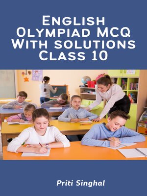 cover image of English Olympiad MCQ With Solutions Class 10